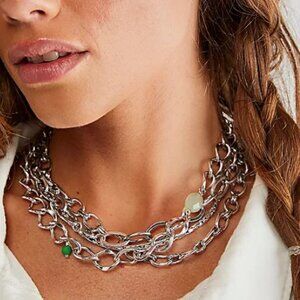 Free People Chunky Goldwing Necklace